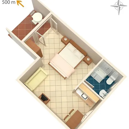 Apartment With A Parking Space - 7171